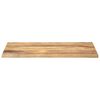 vidaXL Dessus de table 110x70x3,8cm rectangulaire bois massif manguier