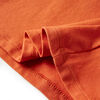 T-shirt enfants &agrave; manches longues orange br&ucirc;l&eacute; 116