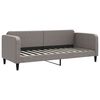 vidaXL Lit de jour avec matelas taupe 80x200 cm tissu