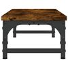 vidaXL Support de moniteur ch&ecirc;ne fum&eacute; 85x23x15,5 cm bois d'ing&eacute;nierie