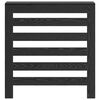 vidaXL Cache-Radiateur Ch&ecirc;ne noir 78 x 20 x 82 cm Bois d'ing&eacute;nierie
