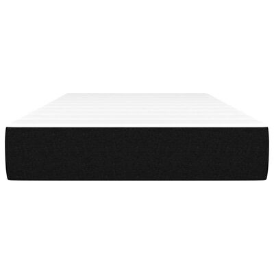 vidaXL Matelas à ressorts ensachés pour enfants noir 80x160 cm tissu