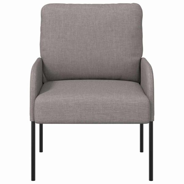 vidaXL Canap&eacute;s avec coussin 55cm Taupe Contreplaqu&eacute;