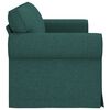 vidaXL Canap&eacute; Vert fonc&eacute;