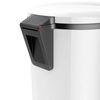 Hailo Poubelle &agrave; p&eacute;dale Pure Taille XL 44 L Blanc 0545-030