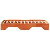 vidaXL Cadre de lit sans matelas empilable cire marron 90x190 cm