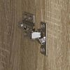 vidaXL Garde-robe 2 pcs Sonoma 50 x 50 x 200 cm Bois d'ing&eacute;nierie