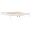 vidaXL Lit biblioth&egrave;que sans matelas blanc 180x200 cm bois pin massif