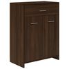 vidaXL Ensemble de meubles de salle de bain 4 pcs Ch&ecirc;ne marron