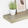 vidaXL &Eacute;tag&egrave;res murales flottantes 4 pcs ch&ecirc;ne 50x23x3,8 cm MDF