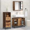 vidaXL Ensemble de mobilier de salle de bain 3 pcs Bois Ancien