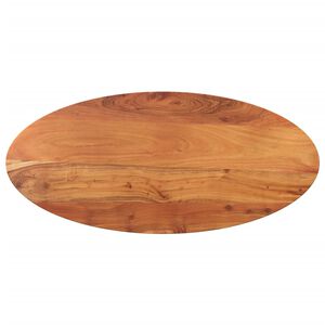 vidaXL Dessus de table 80x40x2,5 cm ovale bois massif d'acacia