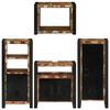 vidaXL Ensemble de mobilier de salle de bain 4 pcs Bois massif recycl&eacute;