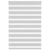 vidaXL Store z&egrave;bre gris clair largeur du tissu 100,9 cm polyester