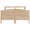 vidaXL Cadre de lit sans matelas 135x190 cm bois de pin massif