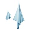 vidaXL Set de serviettes de sport 2 pcs Bleu tissu
