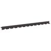 vidaXL Bordure de Pelouse 20 pc 102 x 4 x 4 cm Acier Noir