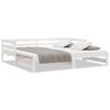vidaXL Lit coulissant sans matelas blanc 2x(90x200) cm