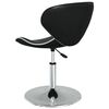 vidaXL Chaises &agrave; manger lot de 6 noir similicuir