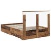 vidaXL Cadre de lit Bois ancien 120 x 190 cm Bois d'ing&eacute;nierie