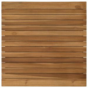 vidaXL Plateau de table 60 x 60 x 3,5 cm Carr&eacute; Bois de teck massif