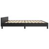 vidaXL Cadre de lit sans matelas noir 200x200 cm similicuir