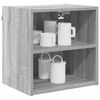 vidaXL Armoire suspendue avec stockage Gris Sonoma 40 x 29,5 x 40 cm