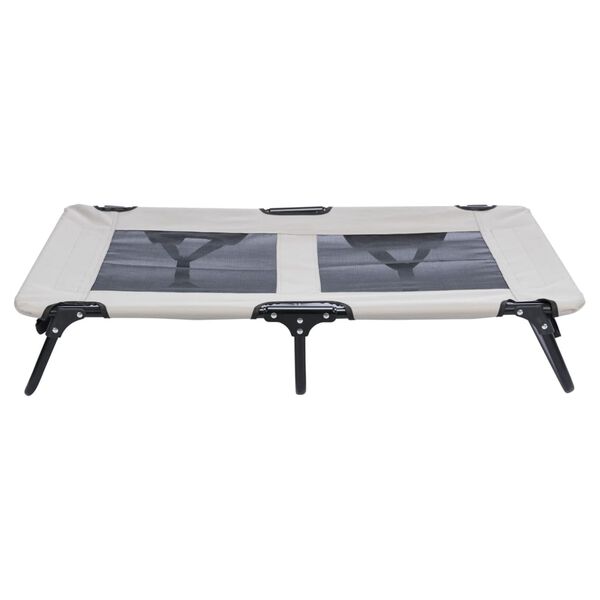 TRIXIE Chaise longue pour chien 99x19x60 cm Gris et noir