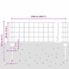 vidaXL Cl&ocirc;ture avec poteau Gris 0,4 x 25 m Acier et PVC