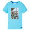 T-shirt pour enfants aqua 128