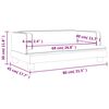 vidaXL Canap&eacute; pour enfants gris 80x45x30 cm similicuir