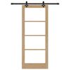 vidaXL Porte coulissante Naturel 83 x 202 cm