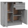 vidaXL Buffets 2 pcs Sonoma gris 60x30x70 cm Bois d'ing&eacute;nierie