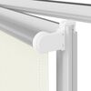 vidaXL Store enrouleur occultant blanc cass&eacute; 155x175 cm largeur tissu