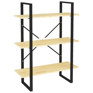 vidaXL Biblioth&egrave;que &agrave; 3 niveaux 80x30x105 cm Bois de pin massif