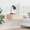 vidaXL Table de chevet Marron 39 x 34 x 16,5 cm Bois massif en pin