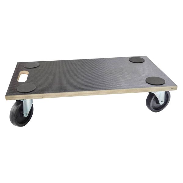Practo Home Rouleau pour meubles 300 kg bois noir