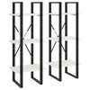 vidaXL Armoire haute Blanc 40x30x210 cm Bois de pin solide