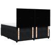 vidaXL Sommier &agrave; lattes de lit avec matelas Noir 180x200 cm Velours