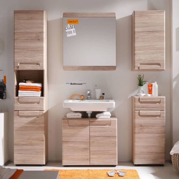 Trendteam Armoire de rangement de sol Malea ch&ecirc;ne de San Remo