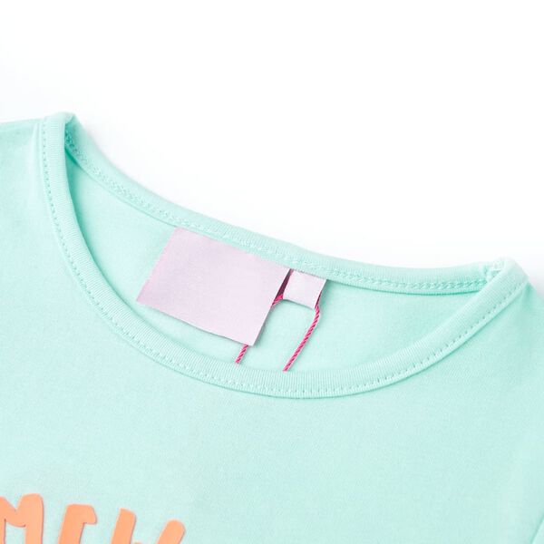 T-shirt pour enfants aqua clair 128