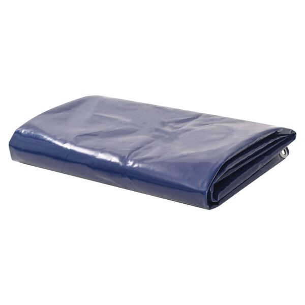 vidaXL B&acirc;che 650 g / m&sup2; 4 x 7 m Bleu