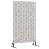 vidaXL &Eacute;cran de confidentialit&eacute; Gris 100 x 50 x 180 cm Acier patin&eacute;