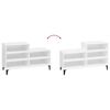 vidaXL Armoire à chaussure Blanc brillant 102x36x60 cm Bois ingénierie