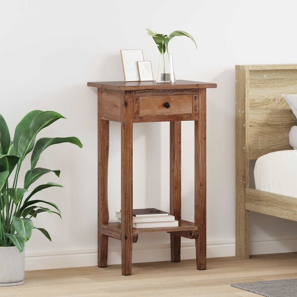 vidaXL Support de Plante Marron 34 x 25 x 52 cm Bois d'Acajou