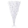 vidaXL Sapin de No&euml;l artificiel avec 300 LED Blanc 210 cm PVC et Acier