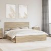 vidaXL Cadre de lit Sonoma 180 x 200 cm Bois de pin massif