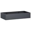 vidaXL Mur de sout&egrave;nement 6 pc 200 x 100 x 40 cm Acier Anthracite