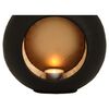 Lesli Living Bougeoir rond en forme d&rsquo;&oelig;uf 19x7,5x18 cm