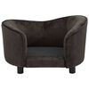 vidaXL Canap&eacute; pour chien Marron 69x49x40 cm Peluche